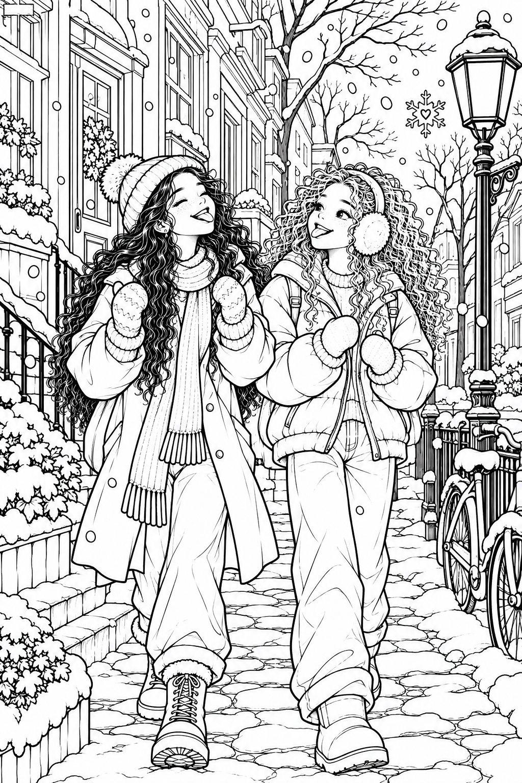 Ausmalbilder Winter